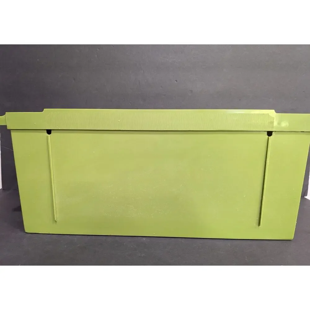 Storage Cabinet Kitchen Bathroom Retro 1960s 1970s Green Plastic Wall Hanging